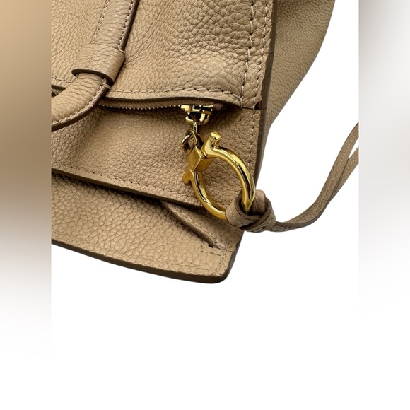 Salvatore Ferragamo Amy Gancini Leather Handbag - Picture 6 of 13